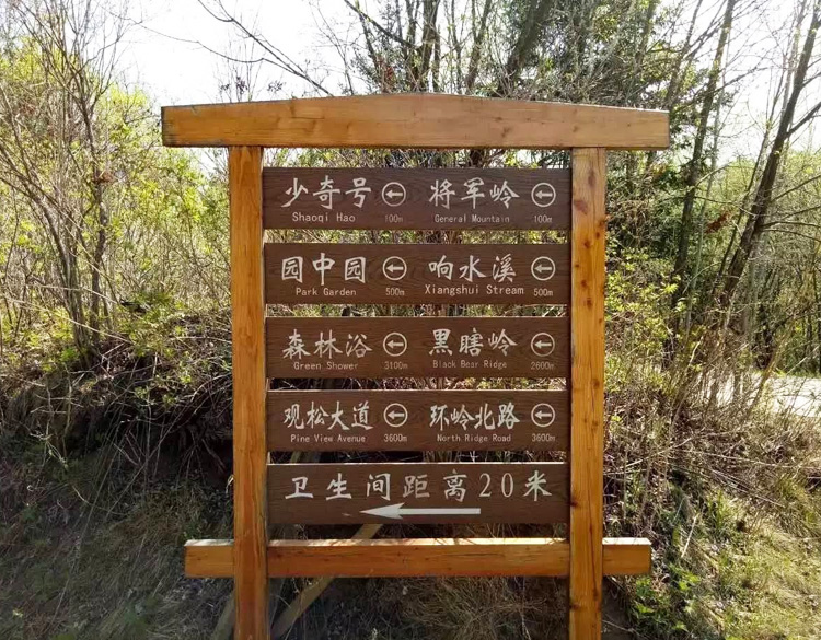 景区指示牌